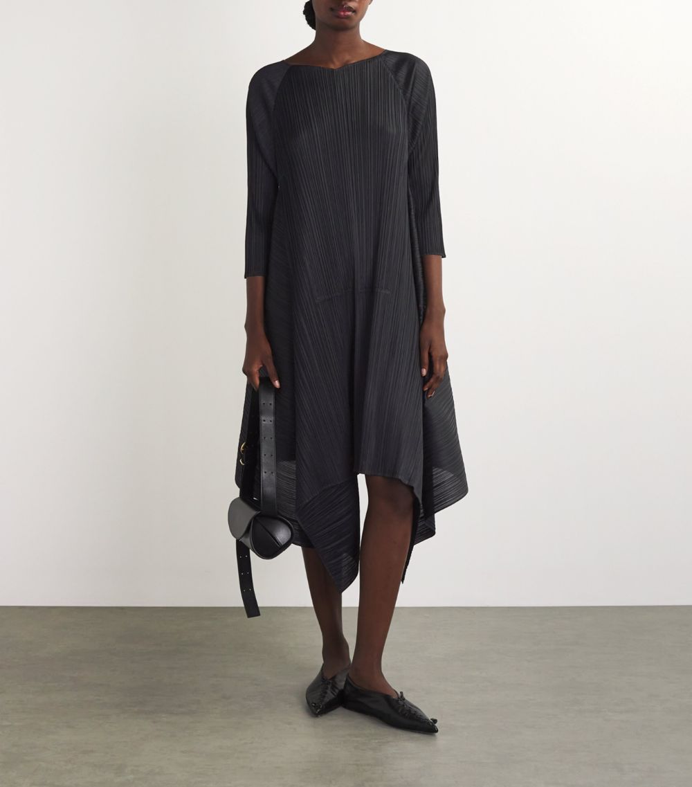 Pleats Please Issey Miyake Pleats Please Issey Miyake Salt Solid Midi Dress