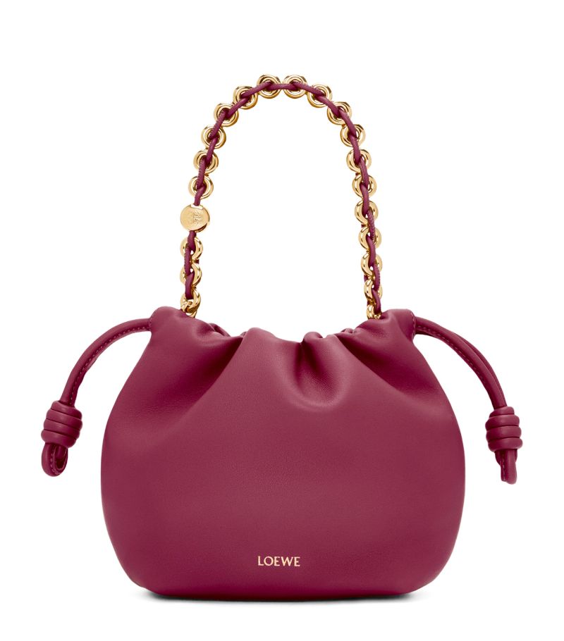 Loewe Loewe Mini Leather Flamenco Shoulder Bag