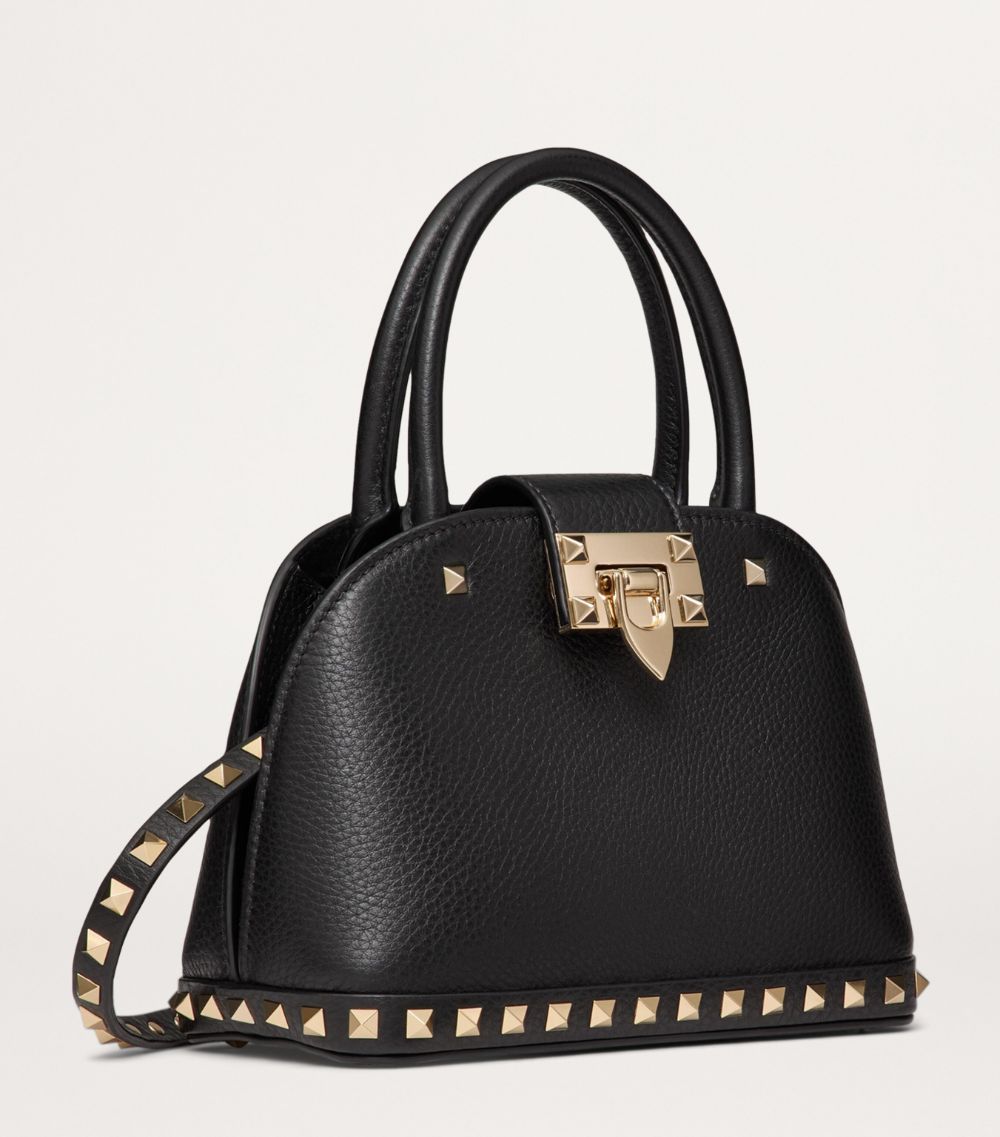 VALENTINO GARAVANI Valentino Garavani Leather Rockstud Top-Handle Bag