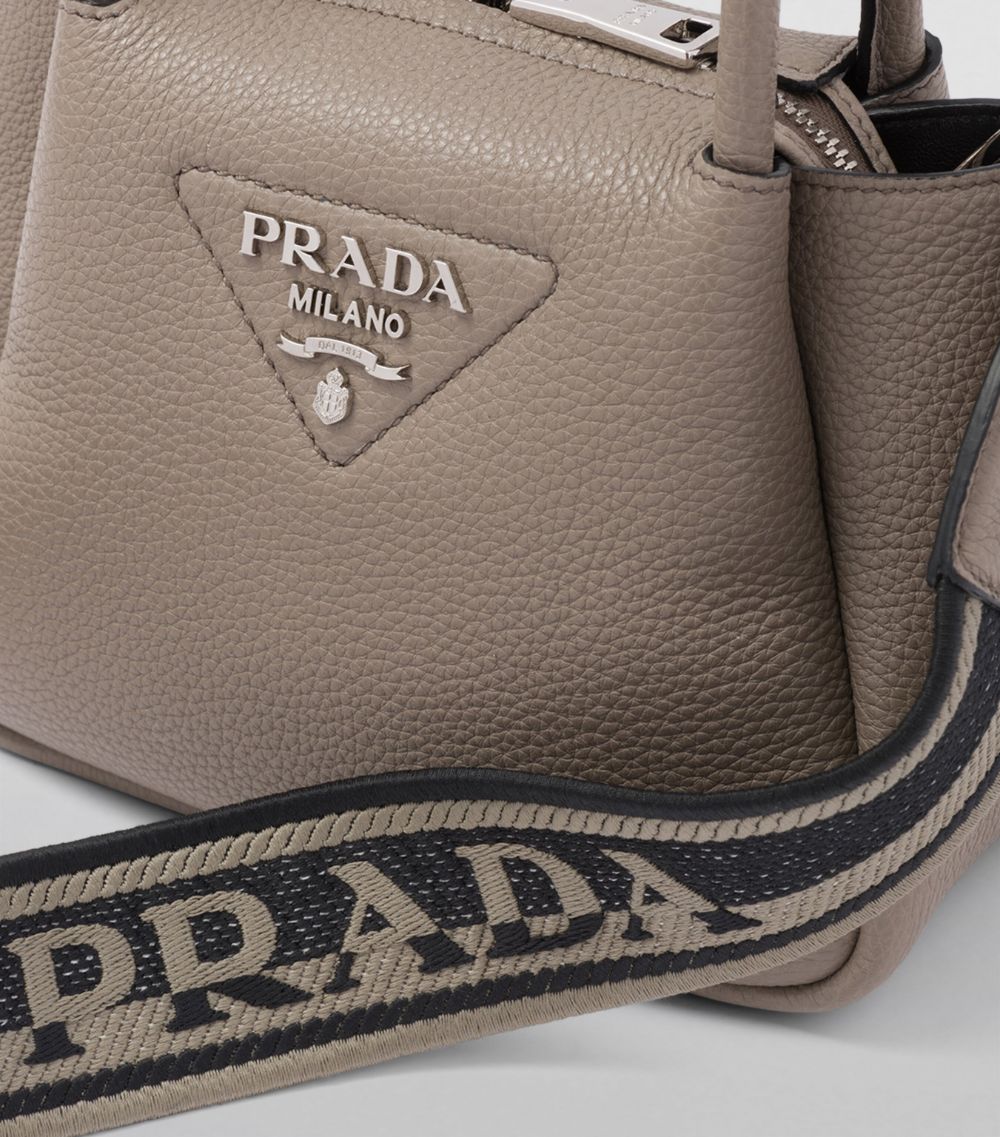 Prada Prada Mini Leather Top-Handle Bag