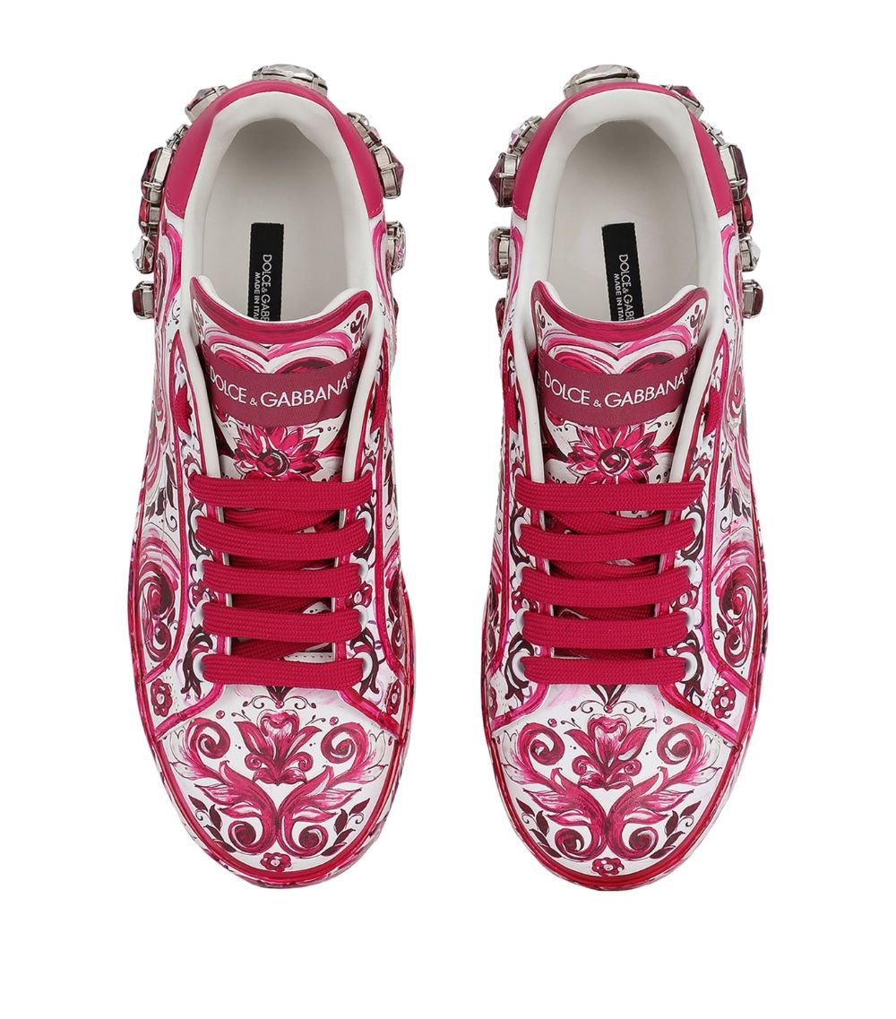 Dolce & Gabbana Dolce & Gabbana Majolica-Print Sneakers