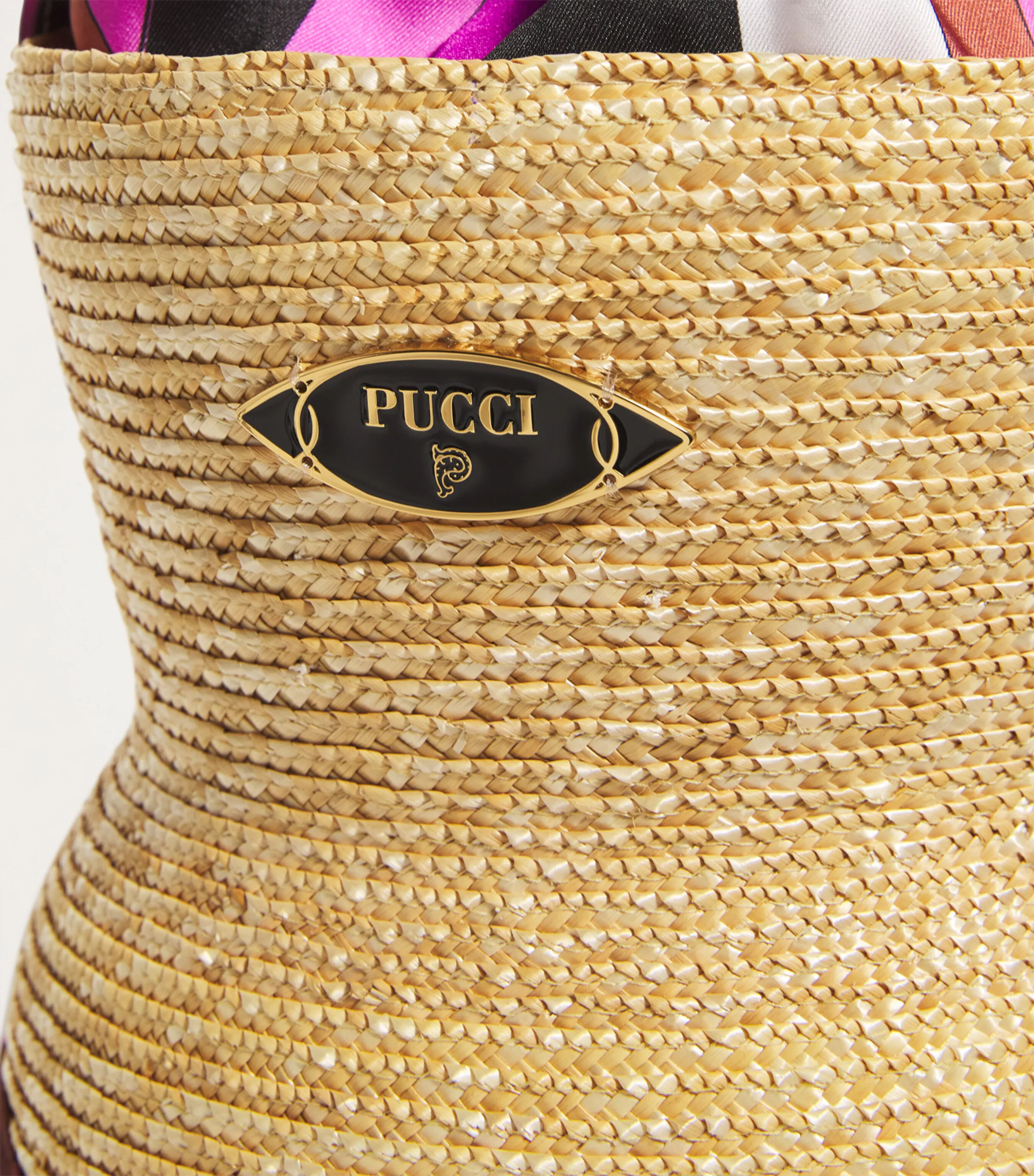 pucci Woven Bikini Puccinella Bucket Bag