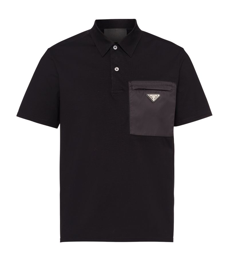 Prada Prada Polo Shirt With Pocket Detail