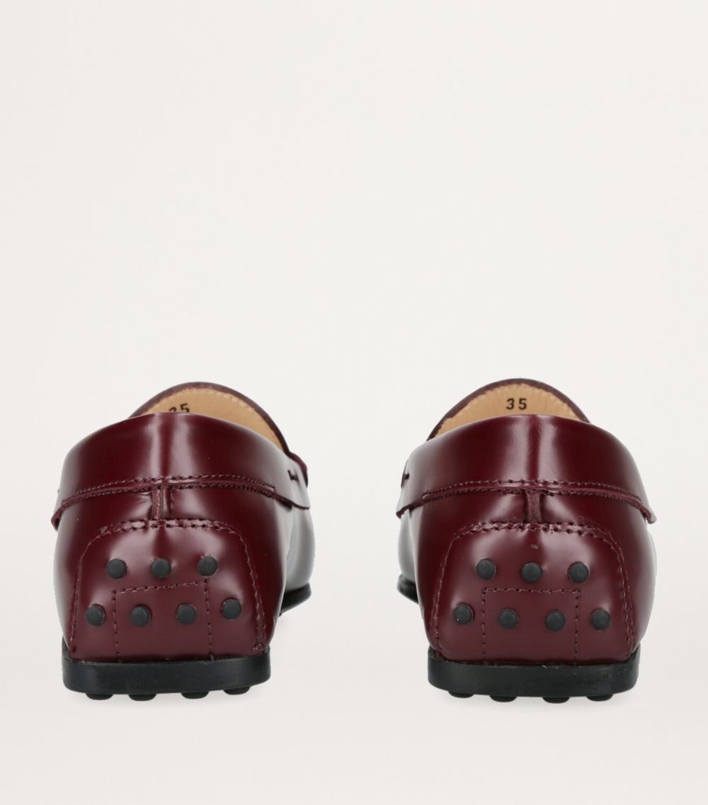 Tod's Tod'S Leather Mocassino Nuovo City Driving Shoes