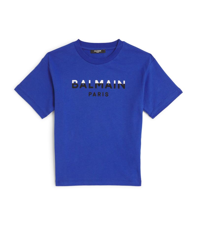 Balmain Balmain Kids Cotton Logo T-Shirt (4-14 Years)