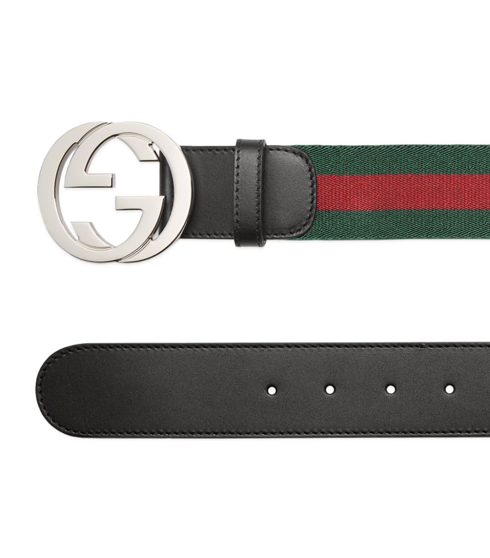 Gucci Gucci Web Stripe Belt