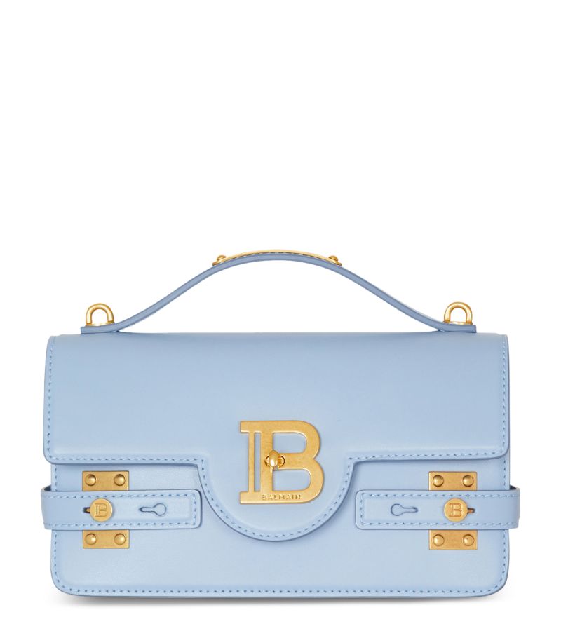 Balmain Balmain Leather B-Buzz 24 Top-Handle Bag