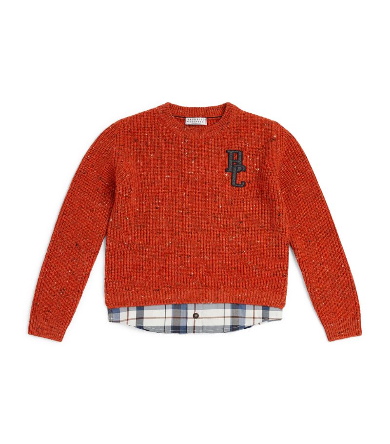 Brunello Cucinelli Kids Brunello Cucinelli Kids Monogram Sweater (4-7 Years)