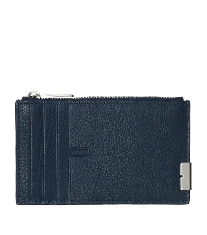 Burberry Burberry Calfskin Zip Card Holder