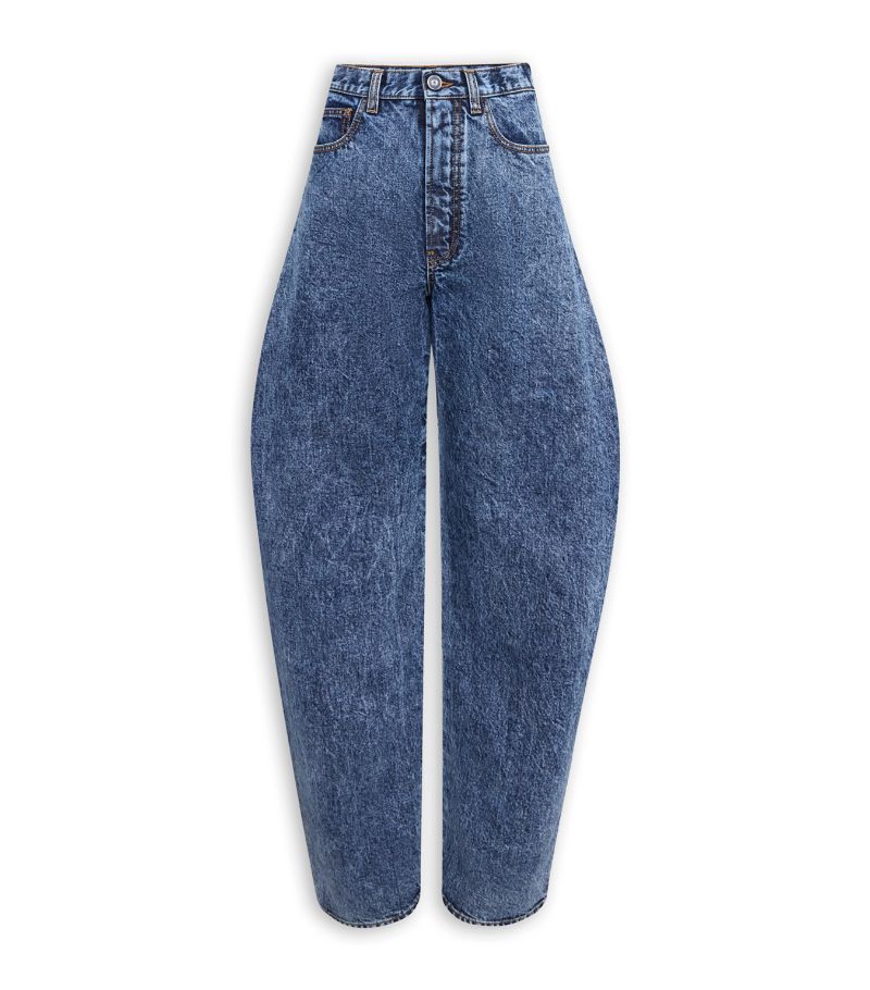 Alaïa Alaïa Round Wide-Leg Jeans