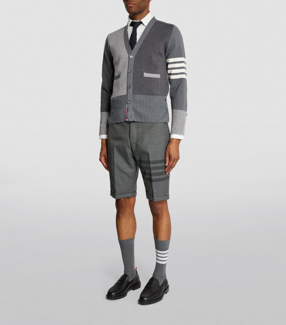 Thom Browne Thom Browne Wool 4-Bar Shorts