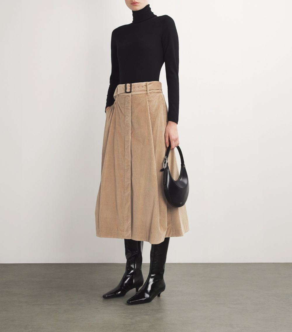 Max Mara Max Mara Corduroy Midi Skirt