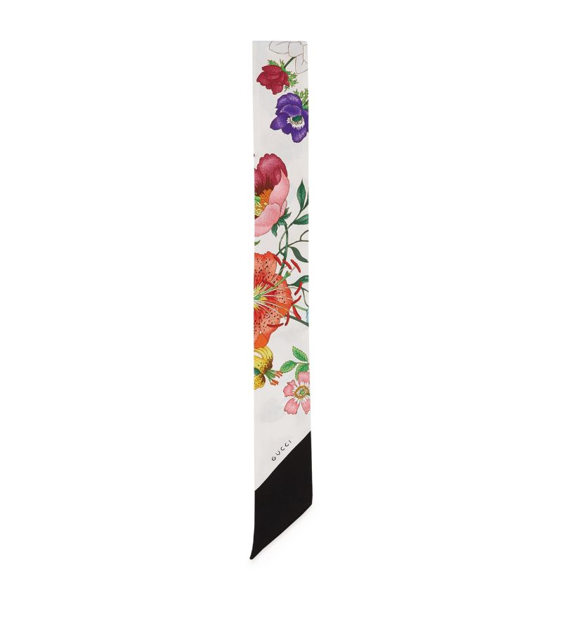 Gucci Gucci Silk Flora Print Necktie