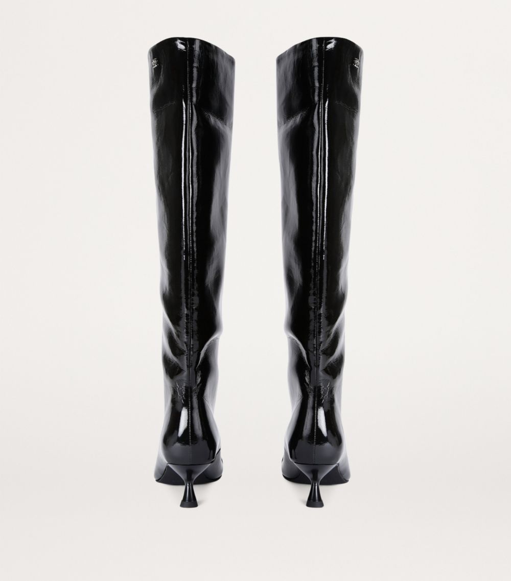 Ganni Ganni Eyelet Slouchy Knee-High Boots 40