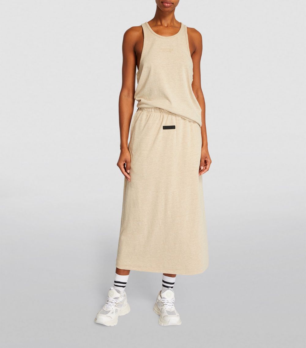 Fear Of God Fear Of God Cotton-Blend Midi Skirt