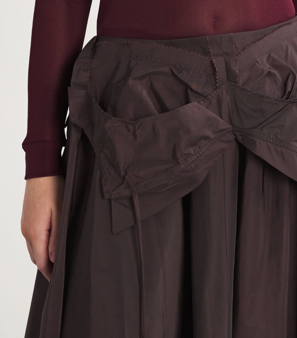 Maison Margiela Maison Margiela Taffeta Midi Skirt