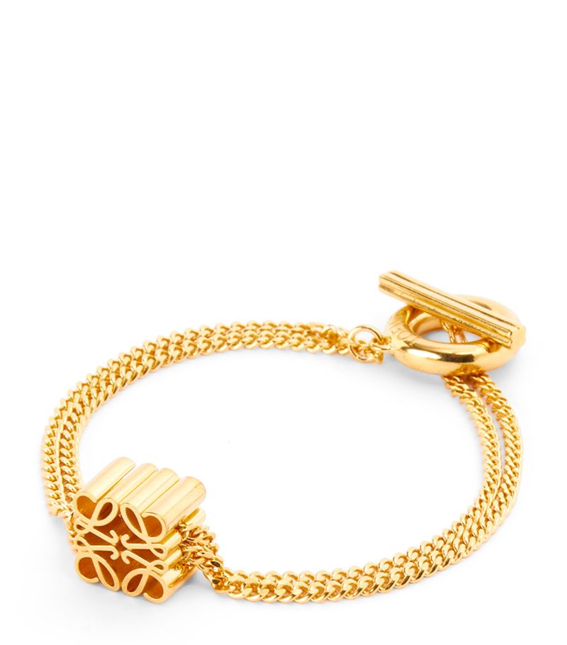 Loewe Loewe Gold-Plated Anagram Bracelet