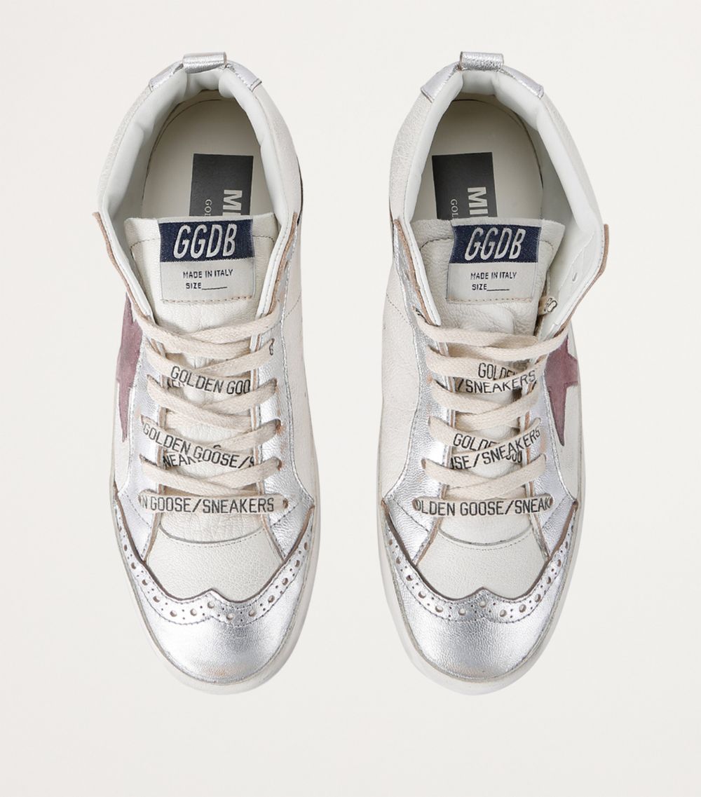 Golden Goose Golden Goose Leather Mid Star Sneakers