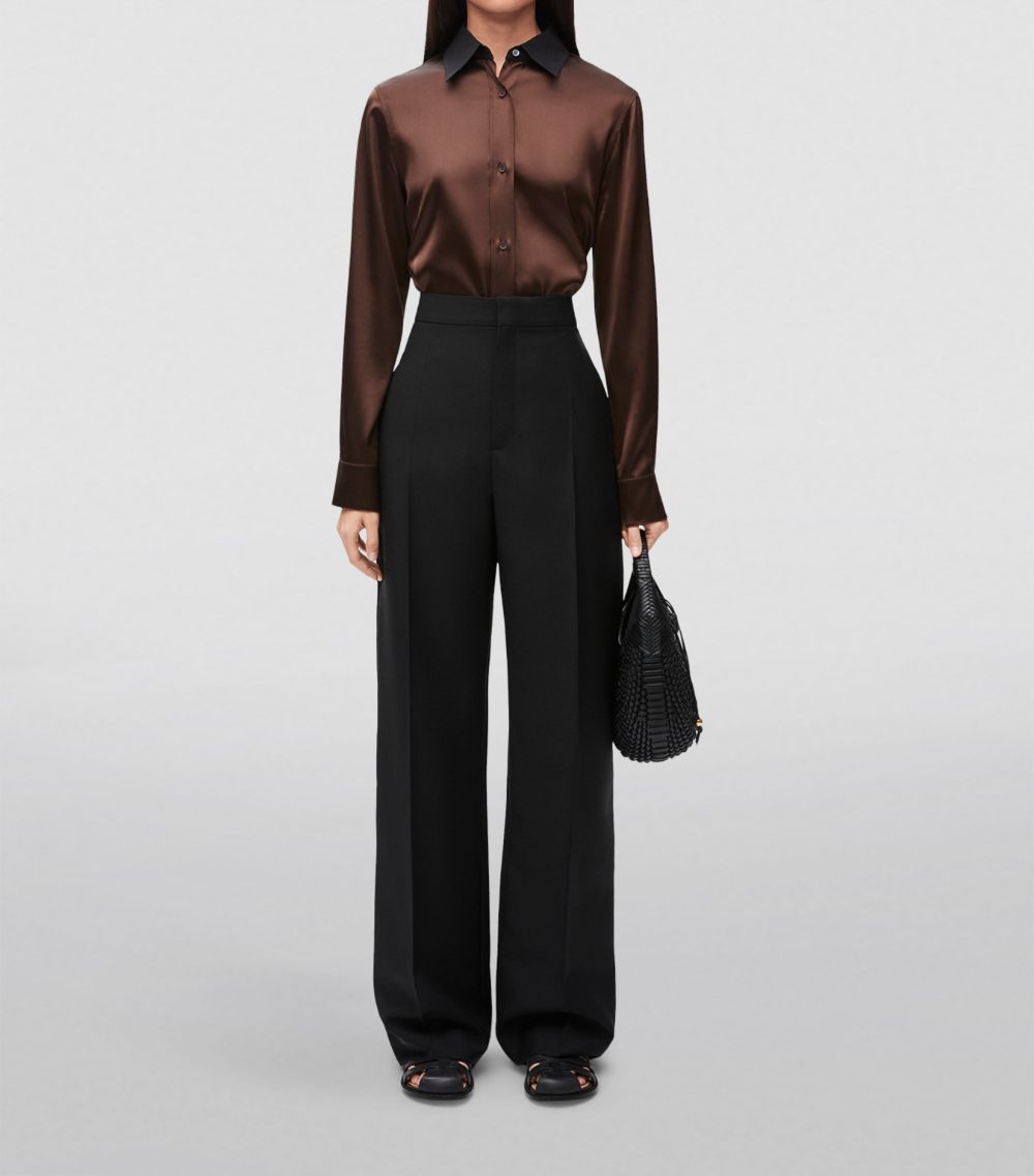 Loewe Loewe Mohair-Wool Tailored Trousers