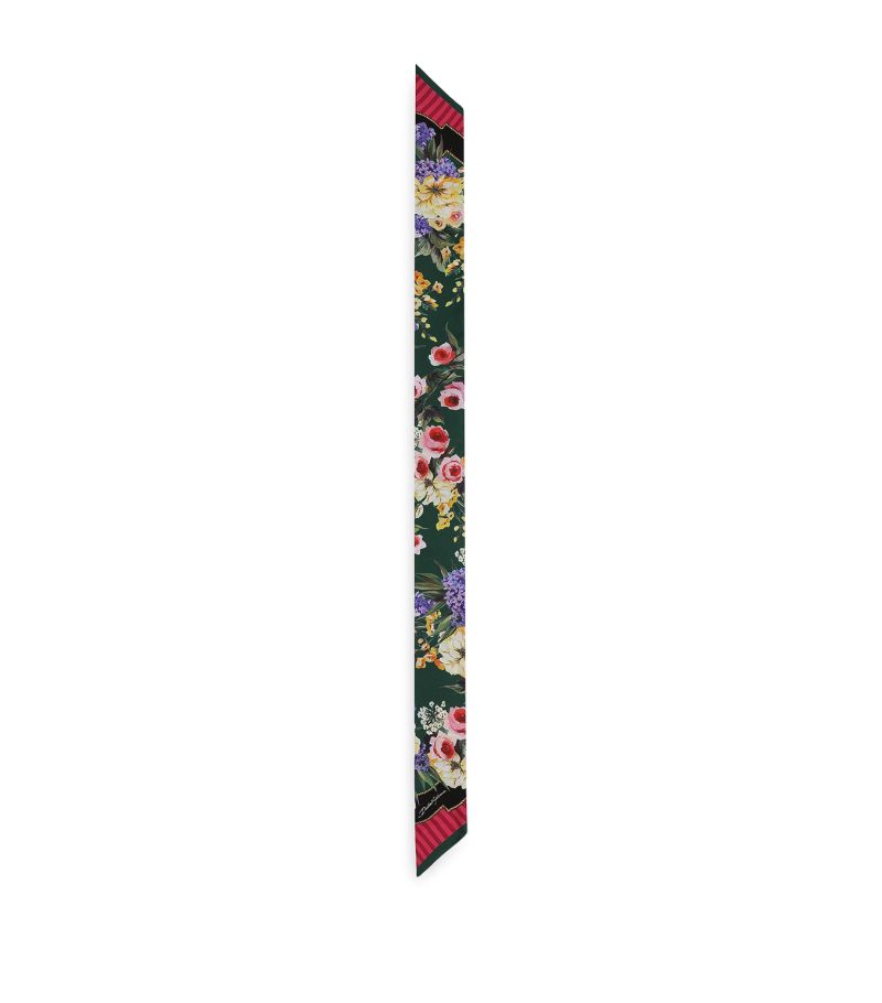 Dolce & Gabbana Dolce & Gabbana Silk Floral Print Scarf