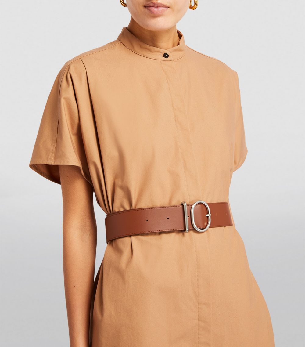 Jil Sander Jil Sander Belted Midi Dress