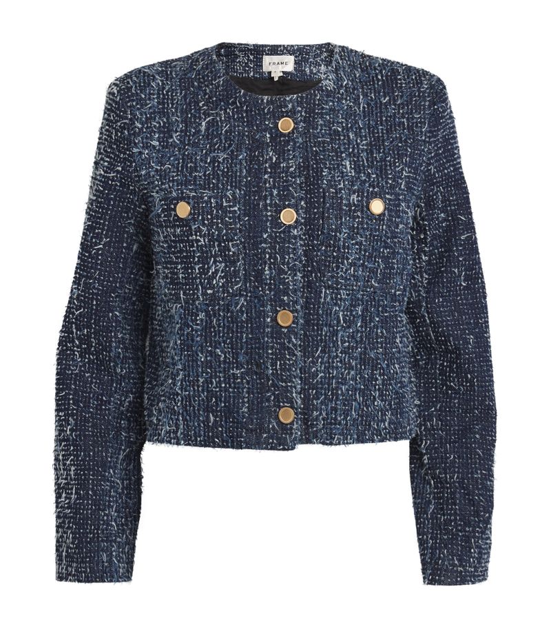 Frame Frame Bouclé Denim Jacket