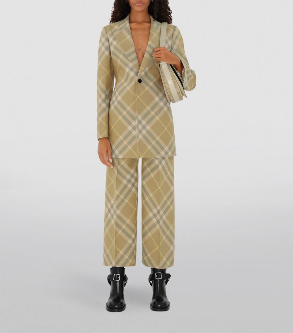 Burberry Burberry Wool Check Blazer