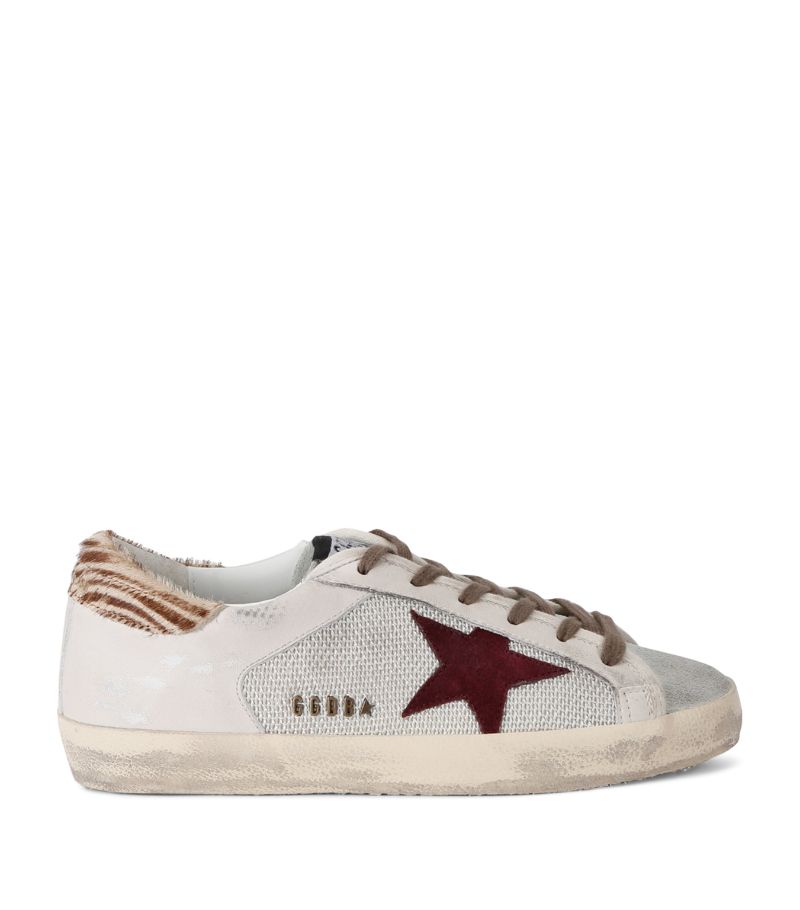 Golden Goose Golden Goose Zebra-Print Super-Star Sneakers