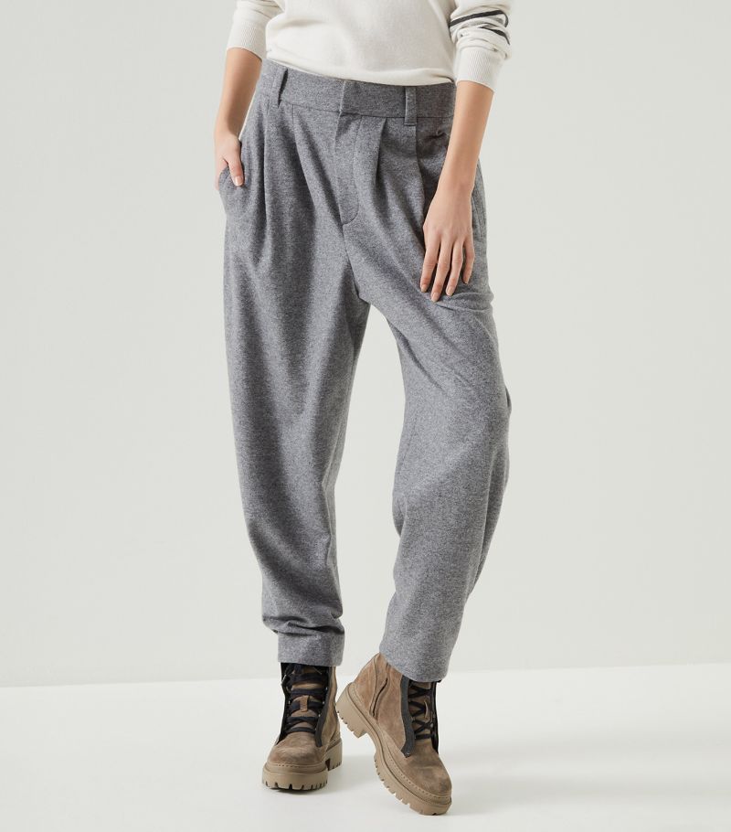 Brunello Cucinelli Brunello Cucinelli Cashmere Tapered Trousers