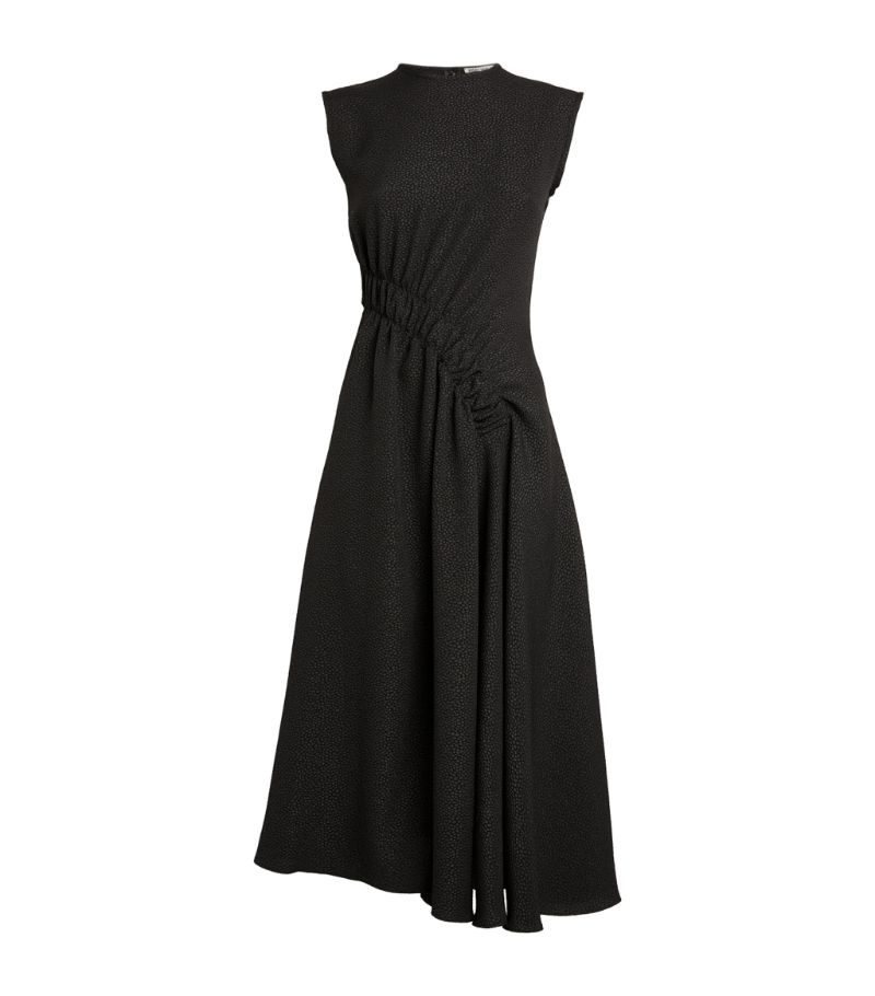 Edeline Lee Edeline Lee Gathered Pina Midi Dress