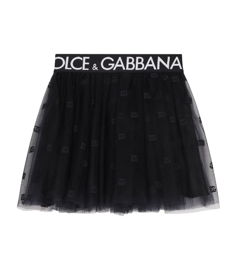 Dolce & Gabbana Dolce & Gabbana Kids Tulle Logo-Detail Mini Skirt (2-6 Years)