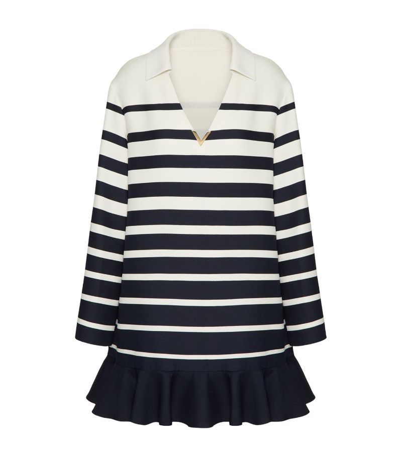 VALENTINO GARAVANI Valentino Garavani Striped Long-Sleeve Dress