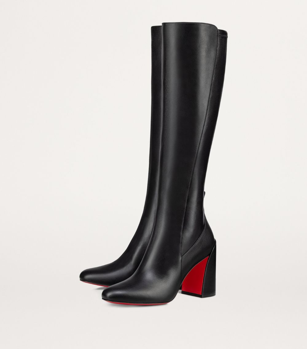 Christian Louboutin Christian Louboutin Jane Botta Leather Knee-High Boots 85