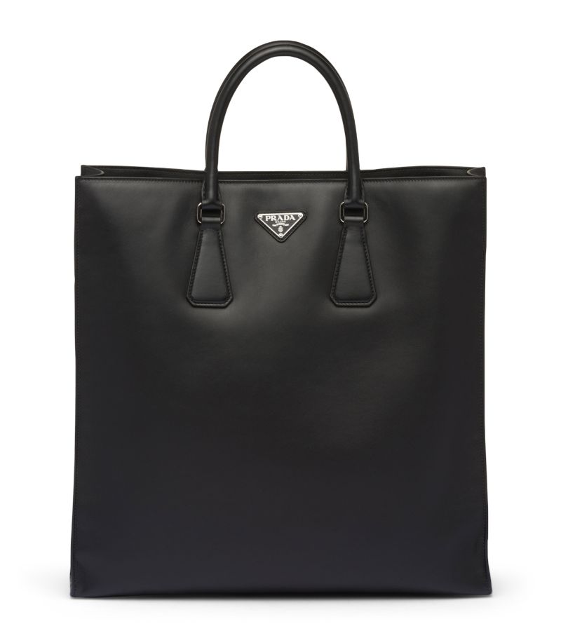 Prada Prada Leather Tote Bag