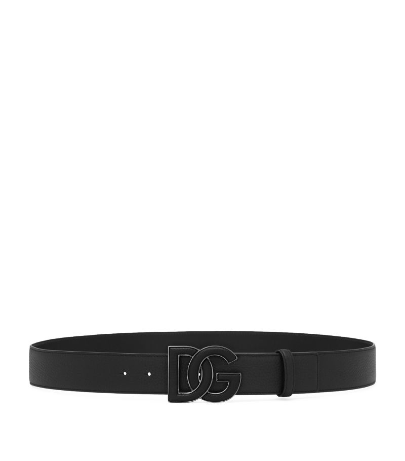 Dolce & Gabbana Dolce & Gabbana Leather Logo Belt