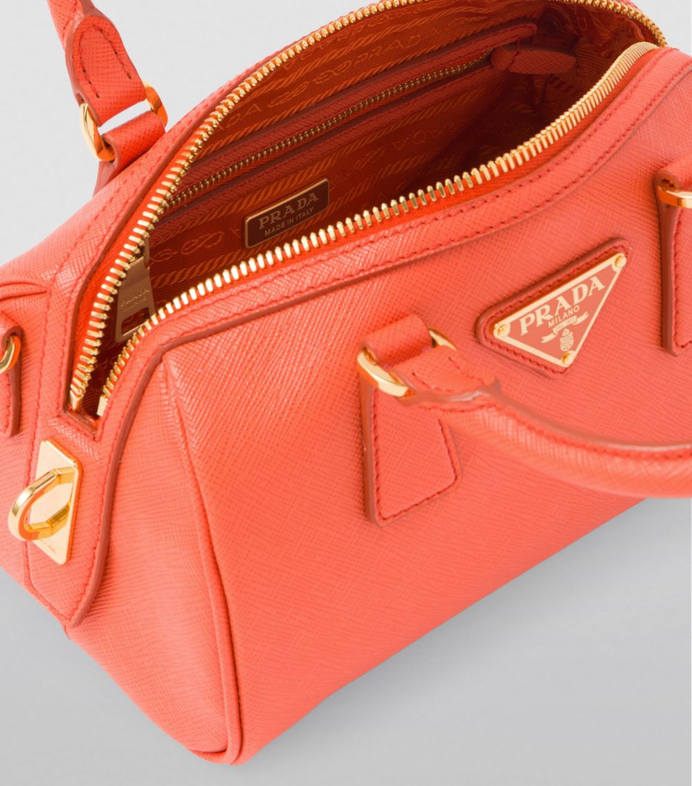 Prada Prada Saffiano Leather Top-Handle Bag