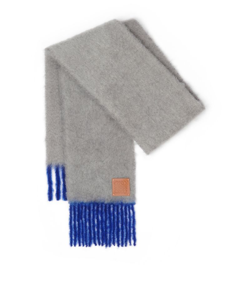 Loewe Loewe Mohair-Blend Logo Scarf