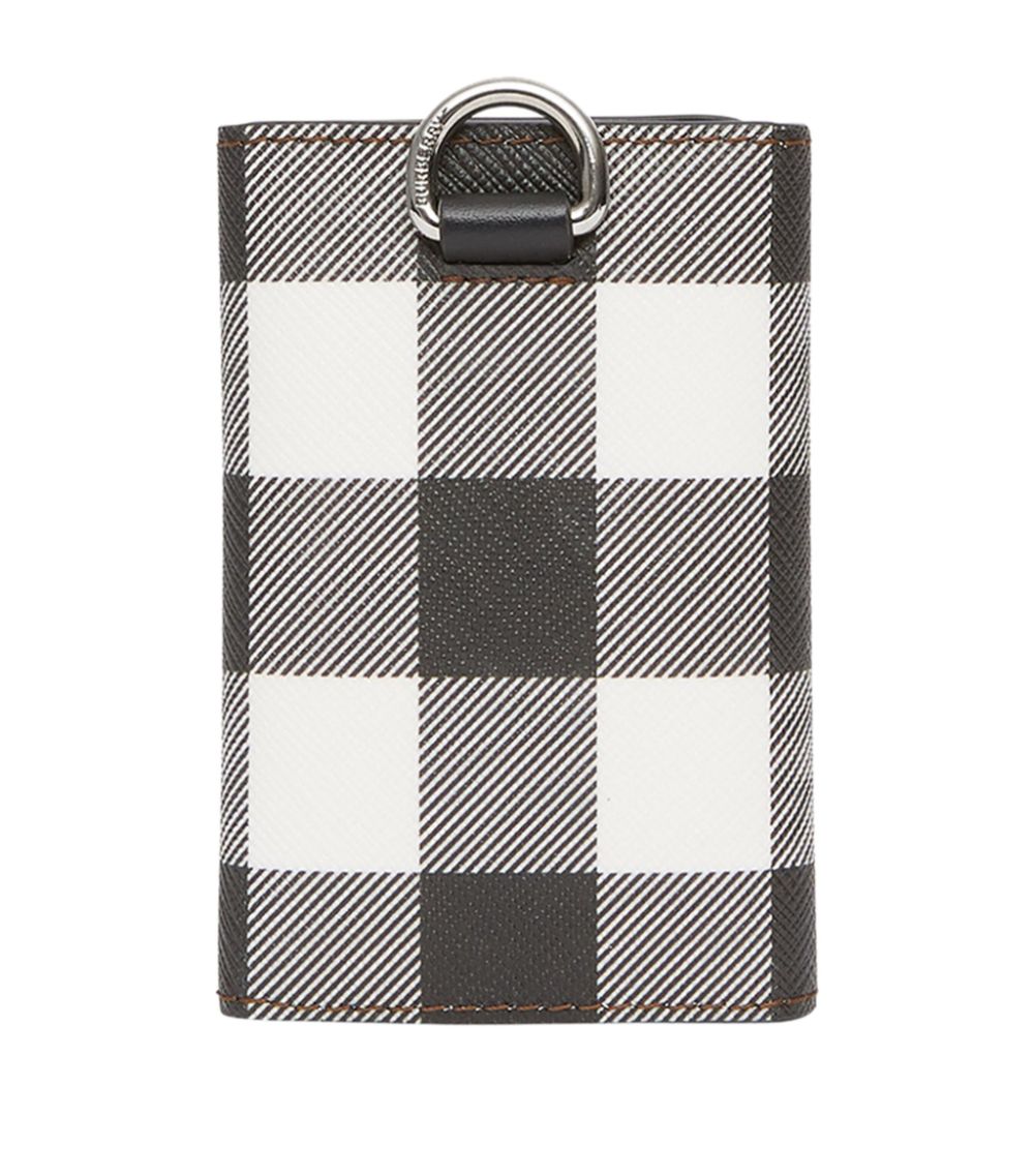 Burberry Burberry Check E-Canvas Key Case