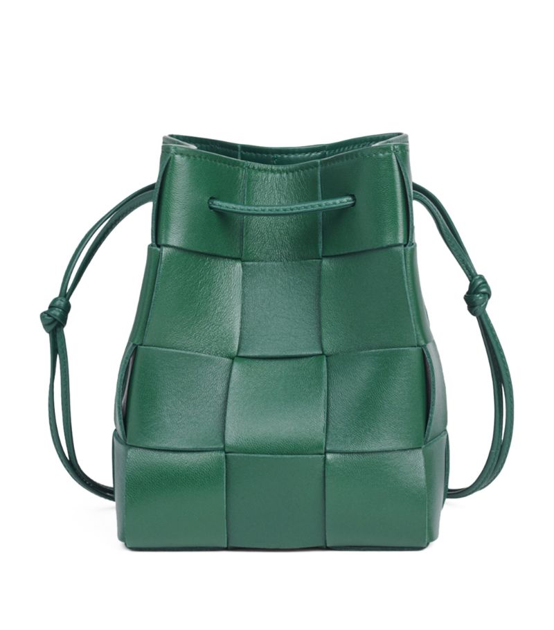 Bottega Veneta Bottega Veneta Small Leather Cassette Bucket Bag