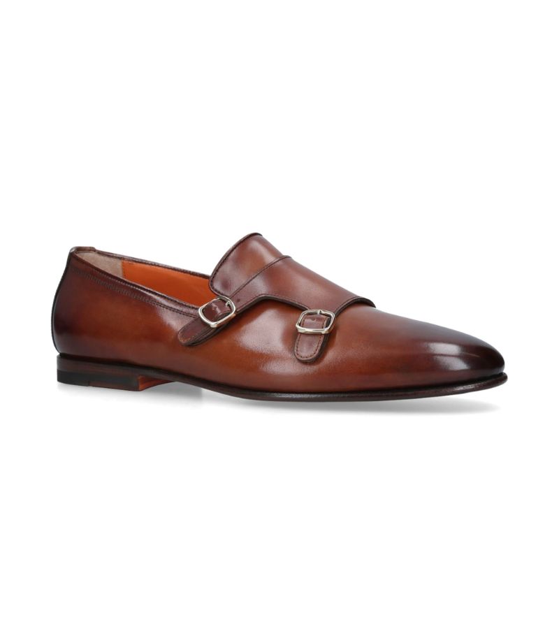 Santoni Santoni Carlos Double Monk Shoes