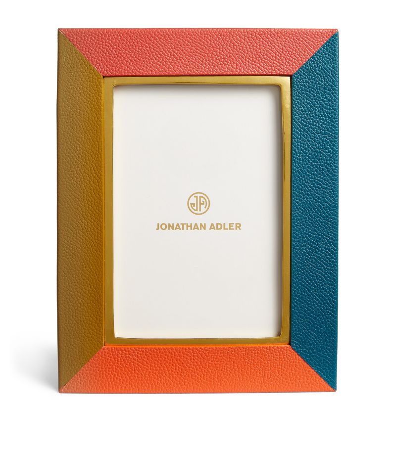 Jonathan Adler Jonathan Adler Leather Perimeter Photo Frame (4" x 6")