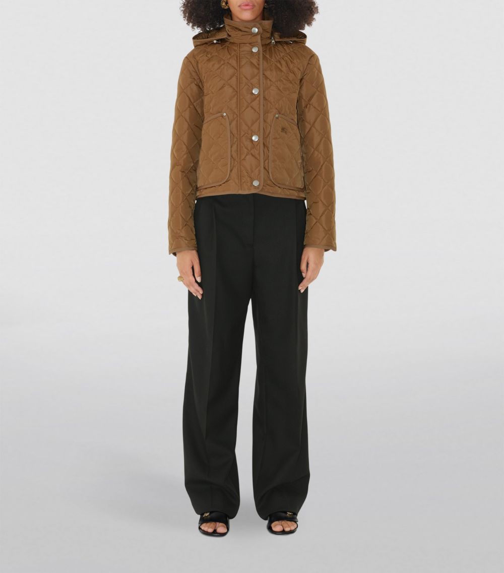 Burberry Burberry Quilted Cropped Jacket