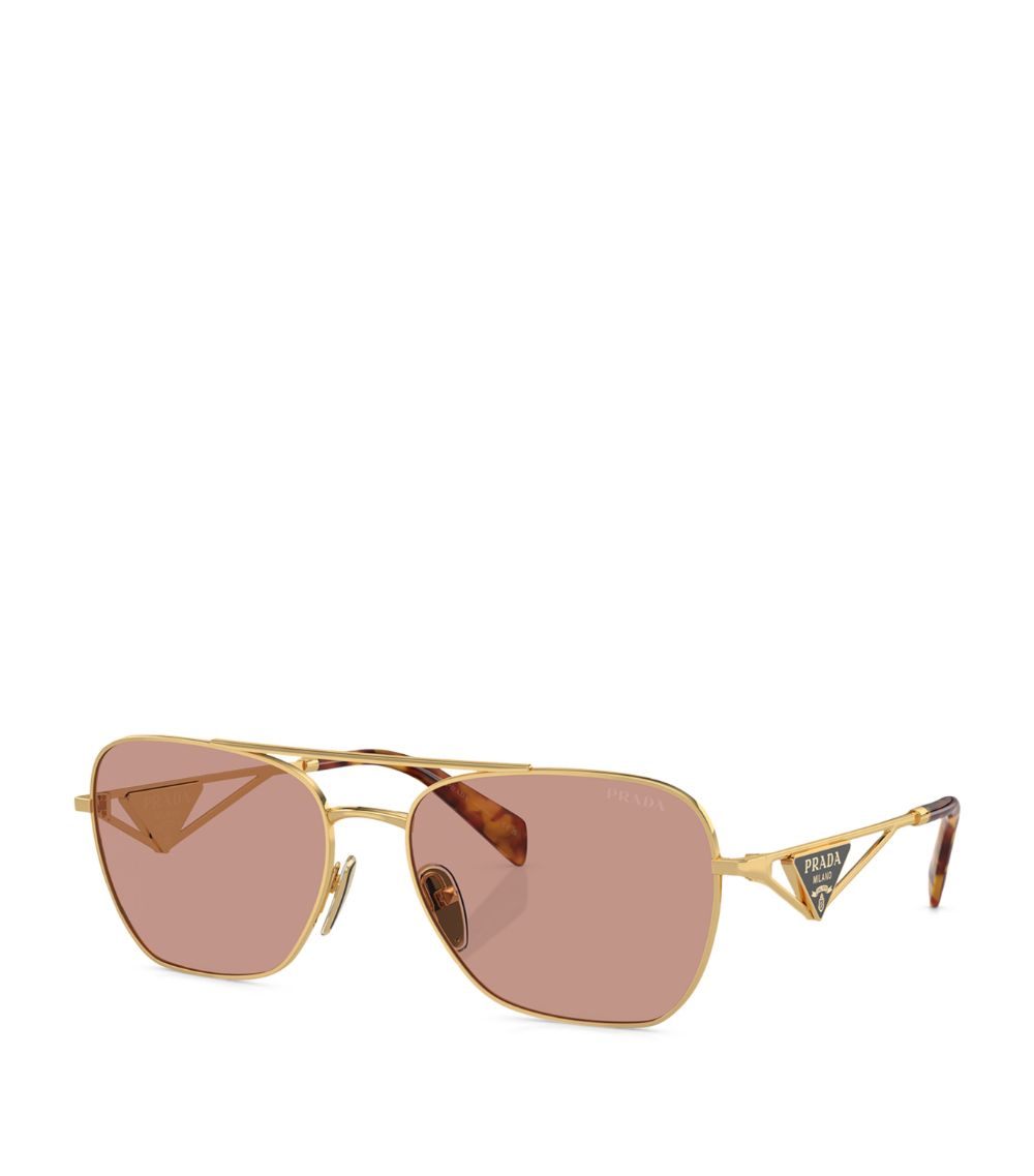 Prada Prada Tinted Aviator Sunglasses