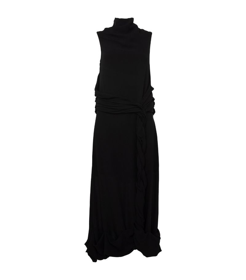 Jw Anderson Jw Anderson Twisted Open-Back Midi Dress