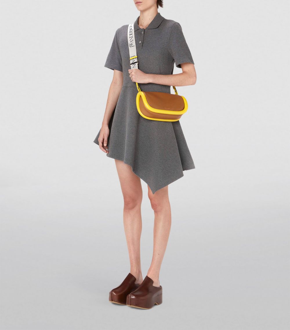 Jw Anderson Jw Anderson Asymmetric Polo Shirt Mini Dress