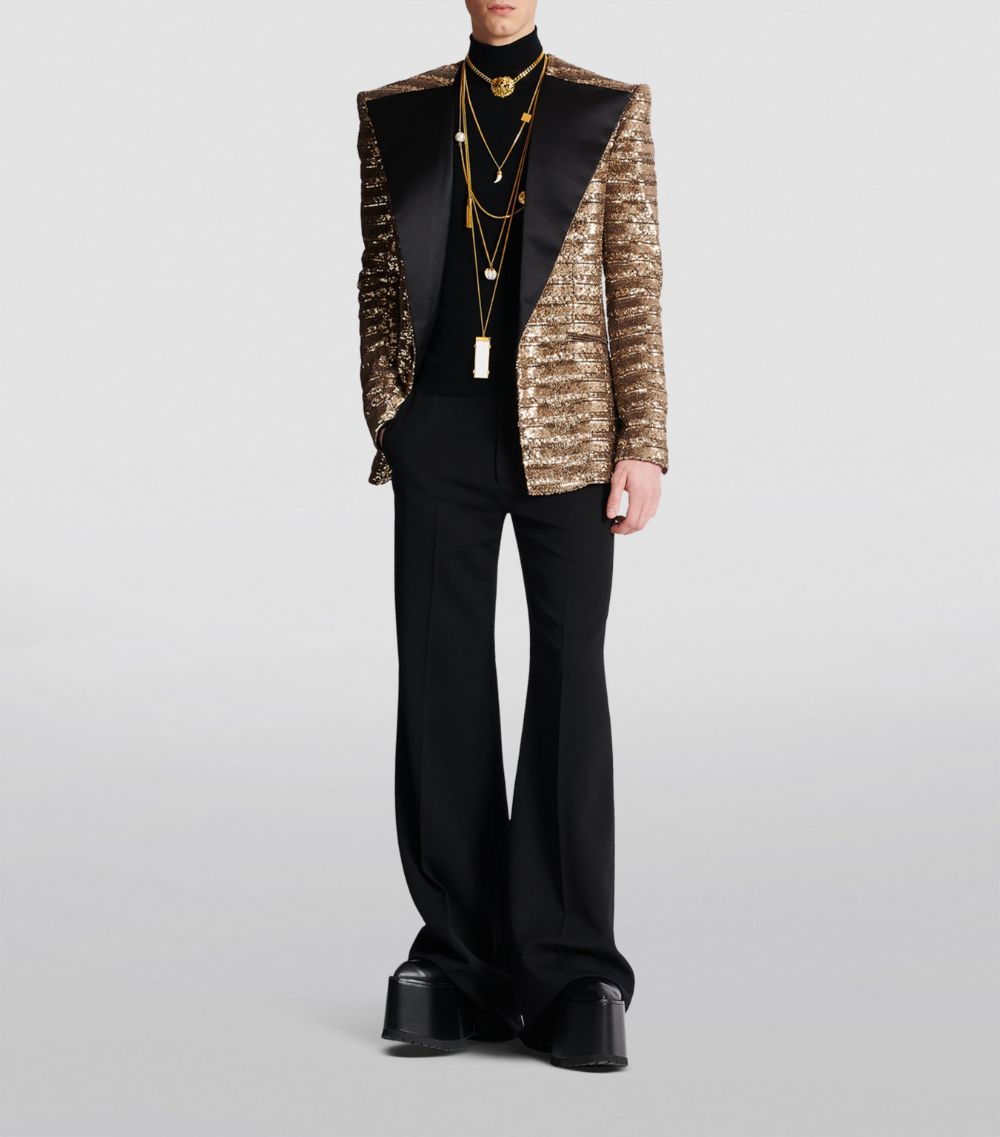 Balmain Balmain Sequin-Embellished Jacket