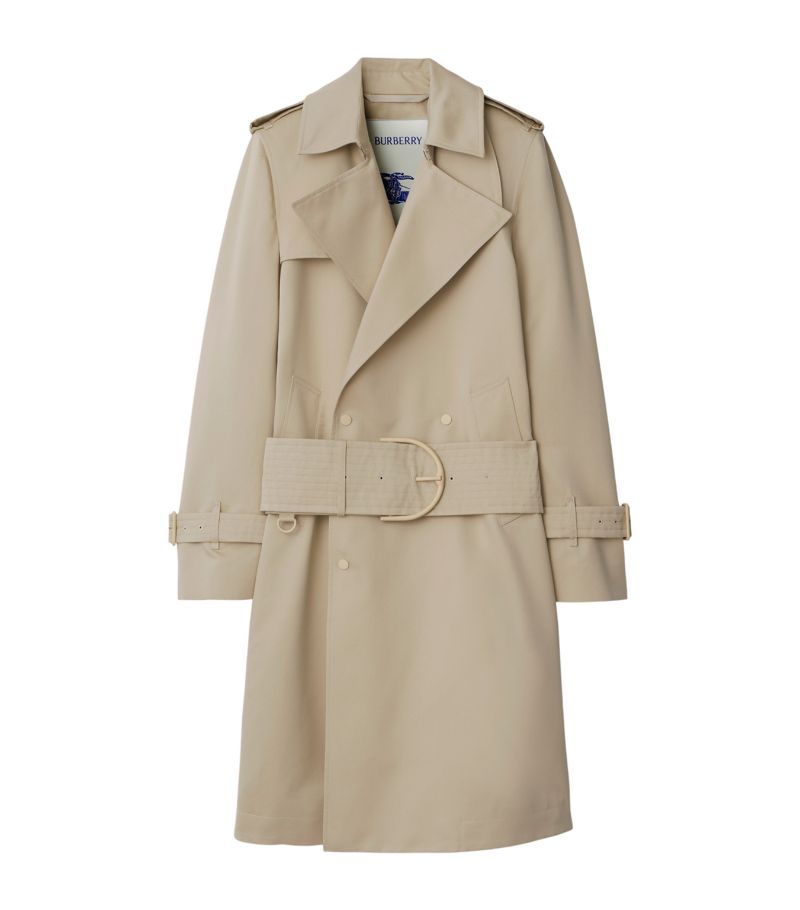 Burberry Burberry Silk-Cotton Trench Coat