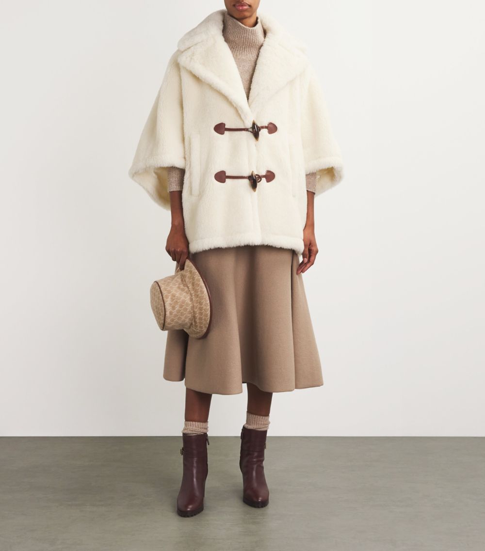 Max Mara Max Mara Teddy Oversized Cape