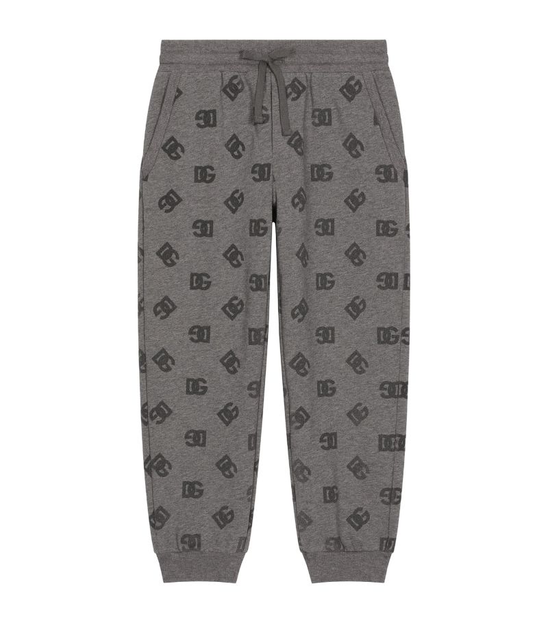 Dolce & Gabbana Dolce & Gabbana Kids Cotton Logo Sweatpants (8-12+ Years)