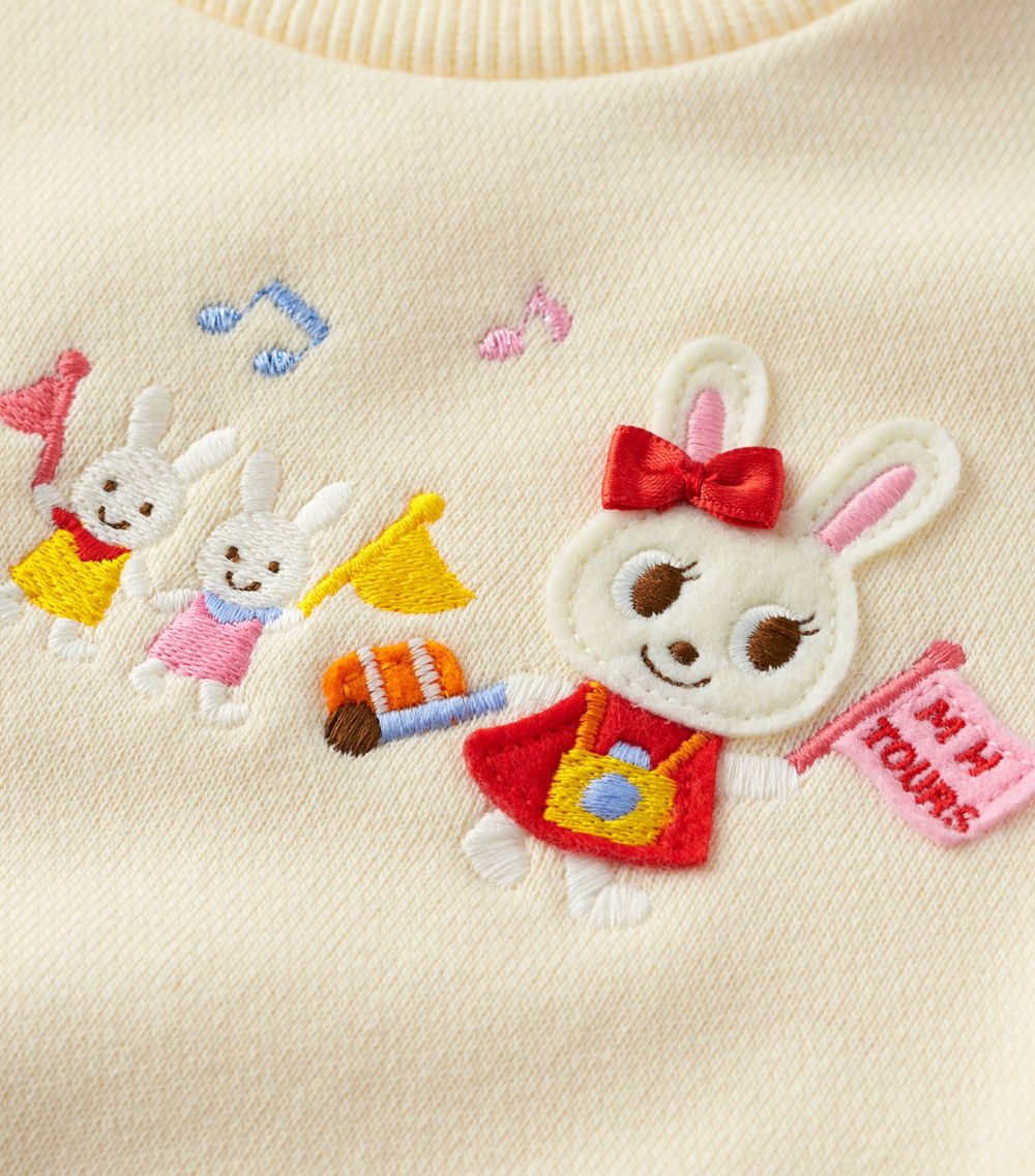 Miki House Miki House Usako Bunny Train Sweatshirt (2-7 Years)